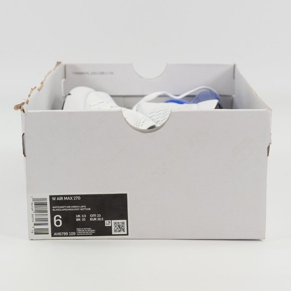 Nike Women's Air Max 270 'White Lapis' AH6789-109 Multi Size 6 - 9 - Picture 14 of 16